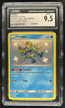 2019 Pokemon SM Hidden Fates Froakie #SV11/SV94 CGC 9.5 - Image 1