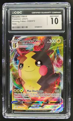 2021 Pokemon SWSH Shining Fates Morpeko VM #038/072 CGC 10 - Image 1