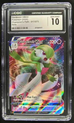 2020 Pokemon SWSH Champion's Path Gardevoir VM Holo #017/073 CGC 10 - Image 1