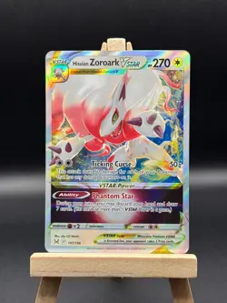 Hisuian Zoroark VSTAR Holo 147/196 Ultra Rare SWSH11: Lost Origin Pokemon Card - Image 1