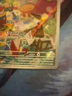 Pokemon TCG Minccino 182/162 Illustration Rare Holo SV05 Temporal Forces - Image 4