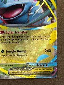 Pokemon TCG Mega Venusaur EX 003/132 English Mega Evolution Holo NM - Image 5