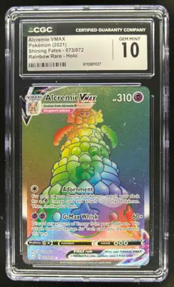 2021 Pokemon SWSH Shining Fates Alcremie VM #073/072 CGC 10 - Image 1