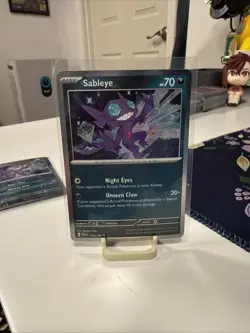 Pokemon TCG Sableye 136/193 Cosmos Holo Rare Sv: Paldea Evolved NM - Image 1