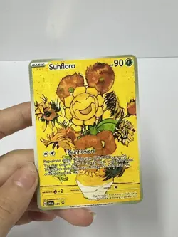 Sunflora HP90 Metal Pokemon Card-Collectible Gift Display. - Image 2
