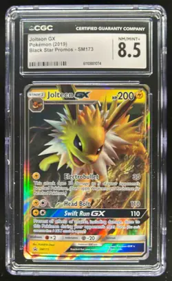 2016-19 Pokemon SM Black Star Promos Jolteon #SM173 CGC 8.5 - Image 1