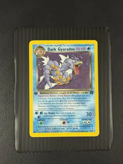 Pokemon TCG 1st Edition Dark Gyarados Team Rocket 8/82 Rare Holofoil Holo Card - Image 2