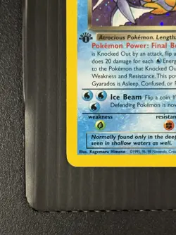 Pokemon TCG 1st Edition Dark Gyarados Team Rocket 8/82 Rare Holofoil Holo Card - Image 4