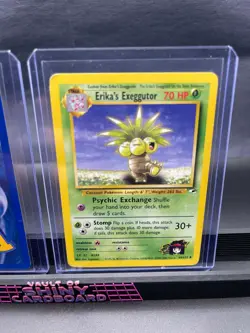 Pokemon WOTC Exeggcute Evolution Lot Erika's Exeggcute Erika's Exeggutor - Image 4