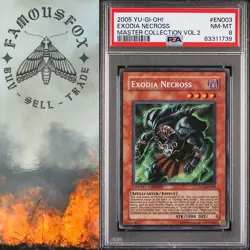 2005 YU-GI-OH! MASTER COLLECTION VOLUME 2 #EN003 EXODIA NECROSS PSA 8 NM-MT - Image 1