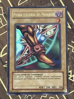 Yu-Gi-Oh! TCG Pierna Izquierda Del Prohibido LDD-S121 MP 1st Edition Ultra Rare - Image 1