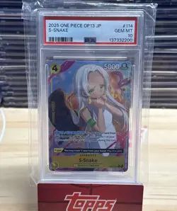 S-Snake OP13-114 One Piece Carrying on His Will Alt Art - PSA 10 - Image 1