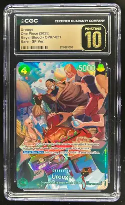 2025 One Piece Urouge Royal Blood SP Rare #OP07-021 CGC 10 PRISTINE - Image 1