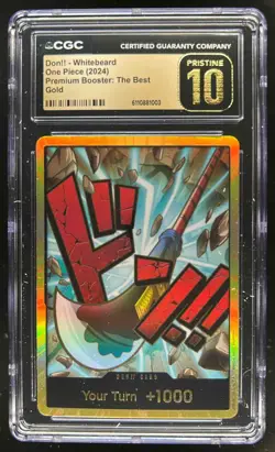 2024 One Piece Don!! Whiteboard Premium Booster: The Best Gold CGC 10 - Image 1