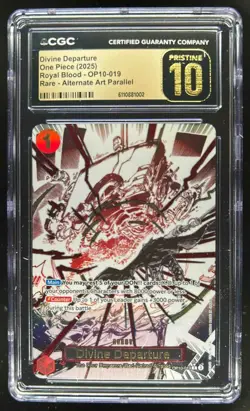 2025 One Piece Departure Royal Blood Alternate Art #OP10-019 CGC 10 PRISTINE - Image 1