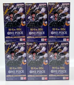 #1 Lot of (6) One Piece Korean OPK-10 Royal Blood Booster Boxes Sealed - Image 1