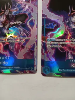 One Piece Kaido OP04-044 PRB01 Alternate Art Set of 2 great condition - Image 5
