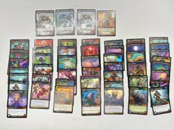 Lot Of 50 World Of Warcraft TCG Rares + Holos -Throne Twilight Illidan Elements - Image 1