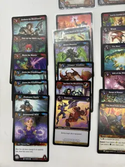Lot Of 50 World Of Warcraft TCG Rares + Holos -Throne Twilight Illidan Elements - Image 2