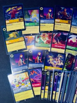 Lorcana Tcg Lot Of 106 Cards Mix , Holo , Nonholos Near Mint🔥 - Image 3