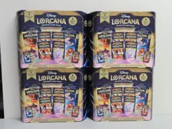 (4) Lot 2023 Disney Lorcana The First Chapter Starter Blister Bundle Sealed Box - Image 1