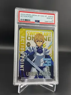 Eugeo Foil Action Point Card SAO-1-AP09 Sword Art Online Union Arena Gem PSA 10 - Image 1