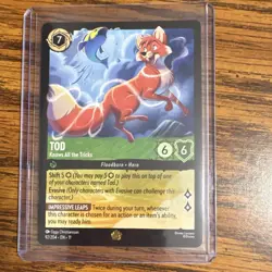 Disney Tod Knows All the Tricks Character Card 92/204 Lorcana TCG - Image 1