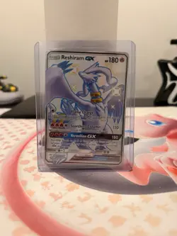 Pokemon TCG Reshiram GX SV51/SV94 Hidden Fates Shiny Vault Holo Rare Card NM - Image 1