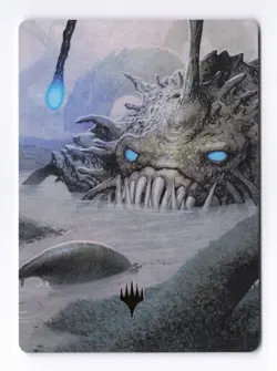 Deceit Art Card Gold Stamped Planeswalker Symbol MTG Art Series: Lorwyn Eclipsed - Image 1