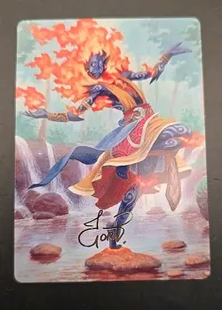 Ashling, Rekindled 16/54 Art Card Art Series: Lorwyn Eclipsed Gold Stamp NM - Image 1