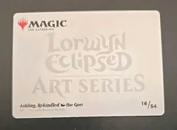 Ashling, Rekindled 16/54 Art Card Art Series: Lorwyn Eclipsed Gold Stamp NM - Image 2