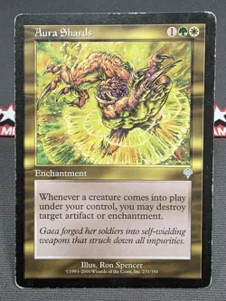 MTG Aura Shards - Invasion Magic the Gathering Card # 233 - Image 1