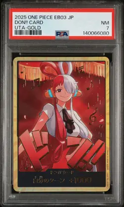 2025 ONE PIECE JPN EB03-EXTRA BOOSTER ONE PIECE HEROINES ED- DON!! CARD PSA 7 - Image 1