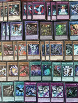 YuGiOh 70 Card Classic Zane Cyber Dragon Cyberdark Deck w30 Card Extra&Side 1 - Image 4