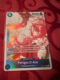 Portgas.D.Ace OP07-053 3rd Anniversary Treasure Event Card ENGLISH - One Piece - Image 1