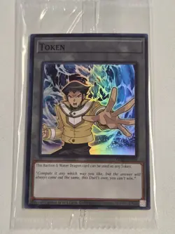 Bastion & Water Dragon TKN5-EN038 Yugioh Token Burst Protocol Promo Card Mint - Image 1