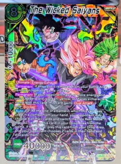 The Wicked Saiyans BT15-153 SCR - Dragon Ball Super Card Game Saiyan Showdow - Image 1