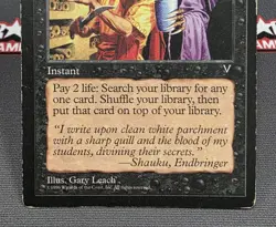 MTG Vampiric Tutor - Visions Magic the Gathering Card # 072 - Image 4
