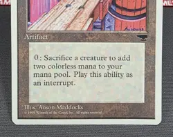 MTG Ashnod's Altar- DAMAGED -Chronicles Magic the Gathering Card # 092 - Image 4