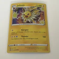 Jolteon SWSH094 - SWSH Black Star Promo - Pokemon Card - Holo SWIRL NM - Image 1
