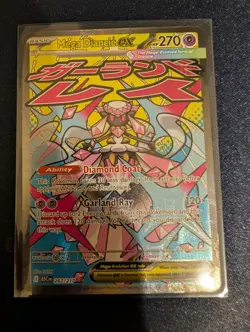 Mega Diancie ex 267/217 Ascended Heroes Evolution Rare Pokemon Full Art Card NM - Image 1