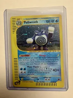 Poliwrath Holo Rare Pokemon Card - 24/165 - Expedition Base Set - Image 1