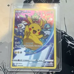Pokemon TCG Pikachu SWSH020 Sword & Shield Promo Holo Card Basic 70 HP English - Image 1