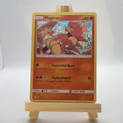Pokemon Magmar Promo Holo 003/012 McDonald's 2019 Basic 80 HP TCG Card - Image 1