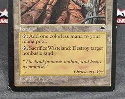 MTG Wasteland - Tempest Magic the Gathering Card # 330 - Image 4