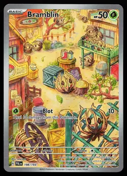 Bramblin 198/193 Holo Illustration Rare Paldea Evolved Pokemon Card - Image 1