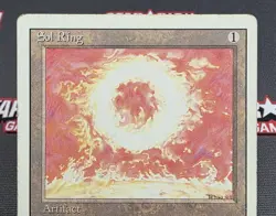 MTG Sol Ring- DAMAGED - 3rd Edition Magic the Gathering Card # 274 - Image 3