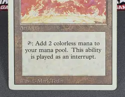 MTG Sol Ring- DAMAGED - 3rd Edition Magic the Gathering Card # 274 - Image 4