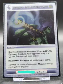 Chaotic Card : Mipedian Balladeer's Flute Turn Of The Tide Rare Battlegear - Image 1