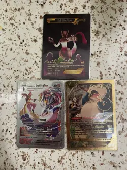 Fan art Pokemon card- Evil MewTwo, Urshifu VMAX, Snorlax - Image 1